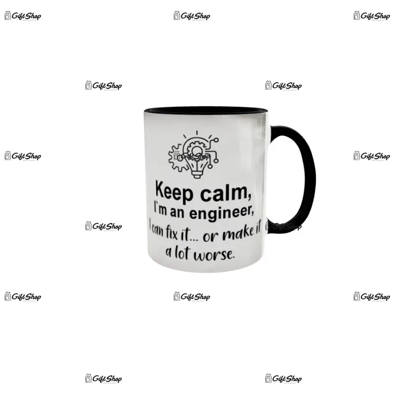 Keep calm i`m an engineer, cana ceramica, 330ml, model cgs1739